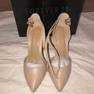 Nude colored heels